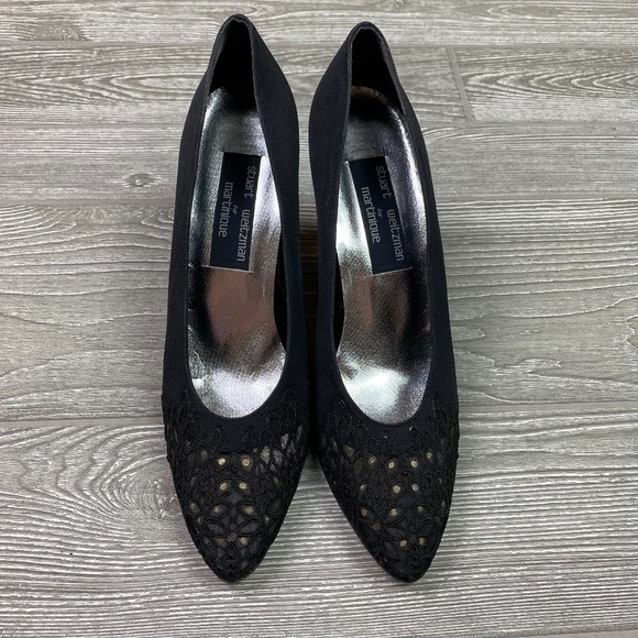 Vintage STUART WEITZMAN for Martinique Pointed Toe Pumps - Witchygoth - Picture 3 of 10